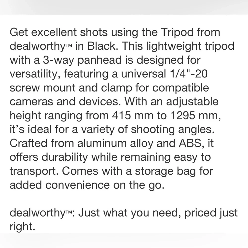 Lot of 2 Tripods for smartphones. New in Box